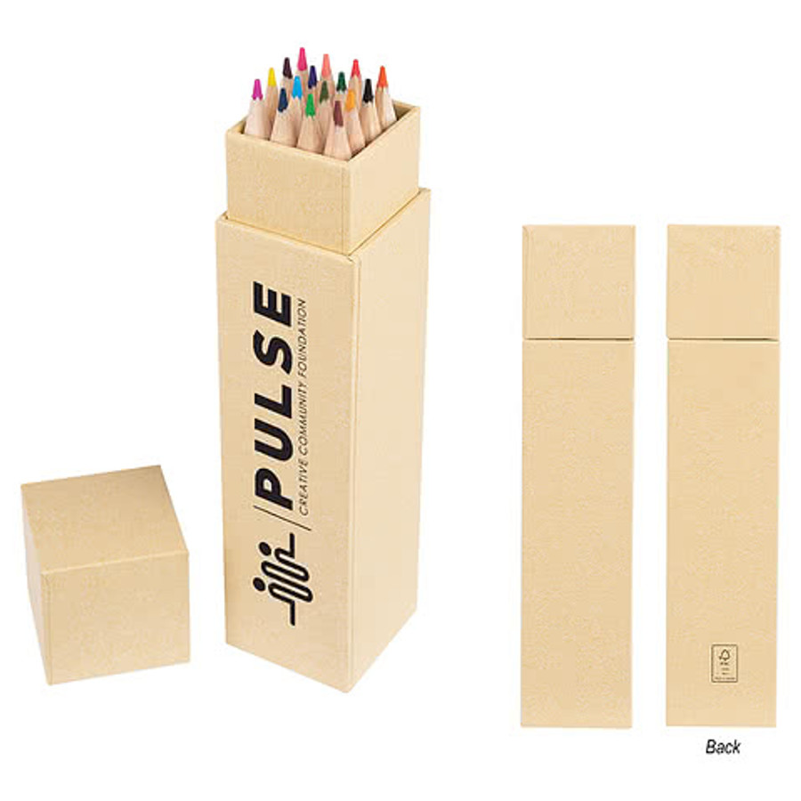 16-Piece Colored Pencil Set in FSC NATURAL