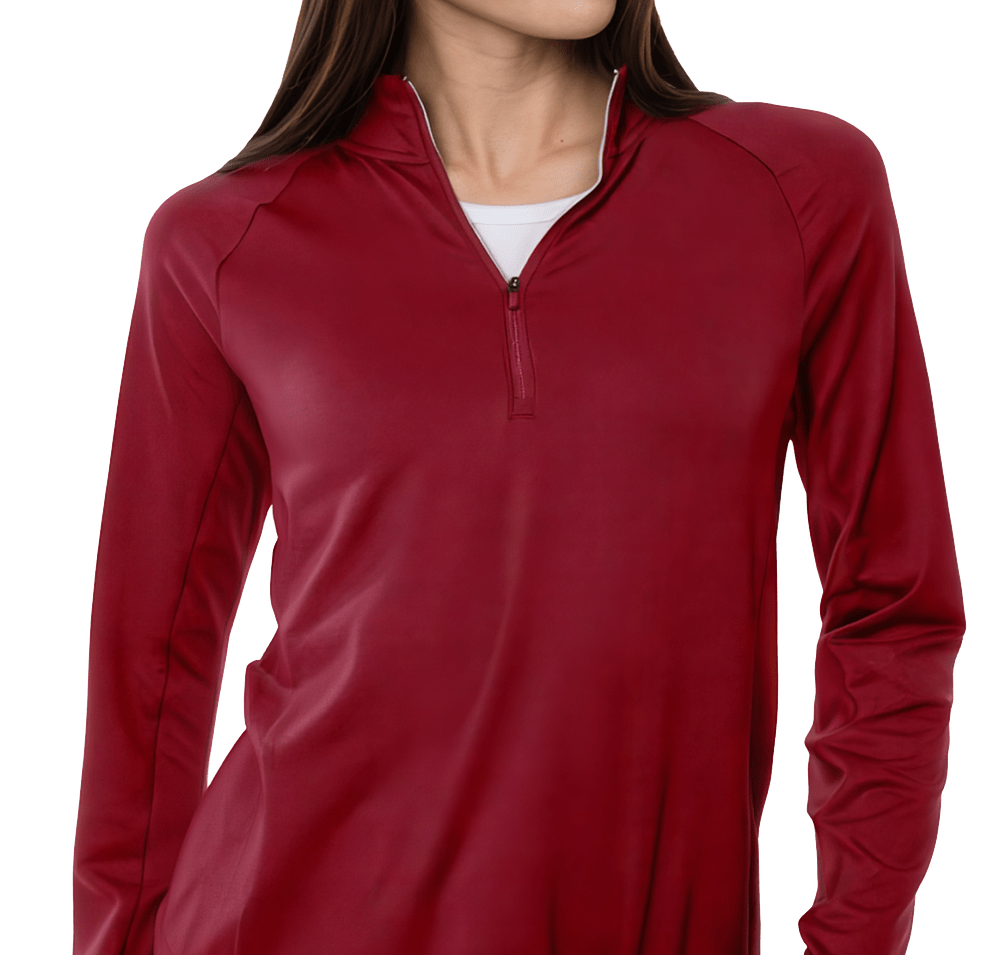 Puma Golf Women's Pure 2.0 Recycled Quarter Zip Performance Shirt-default