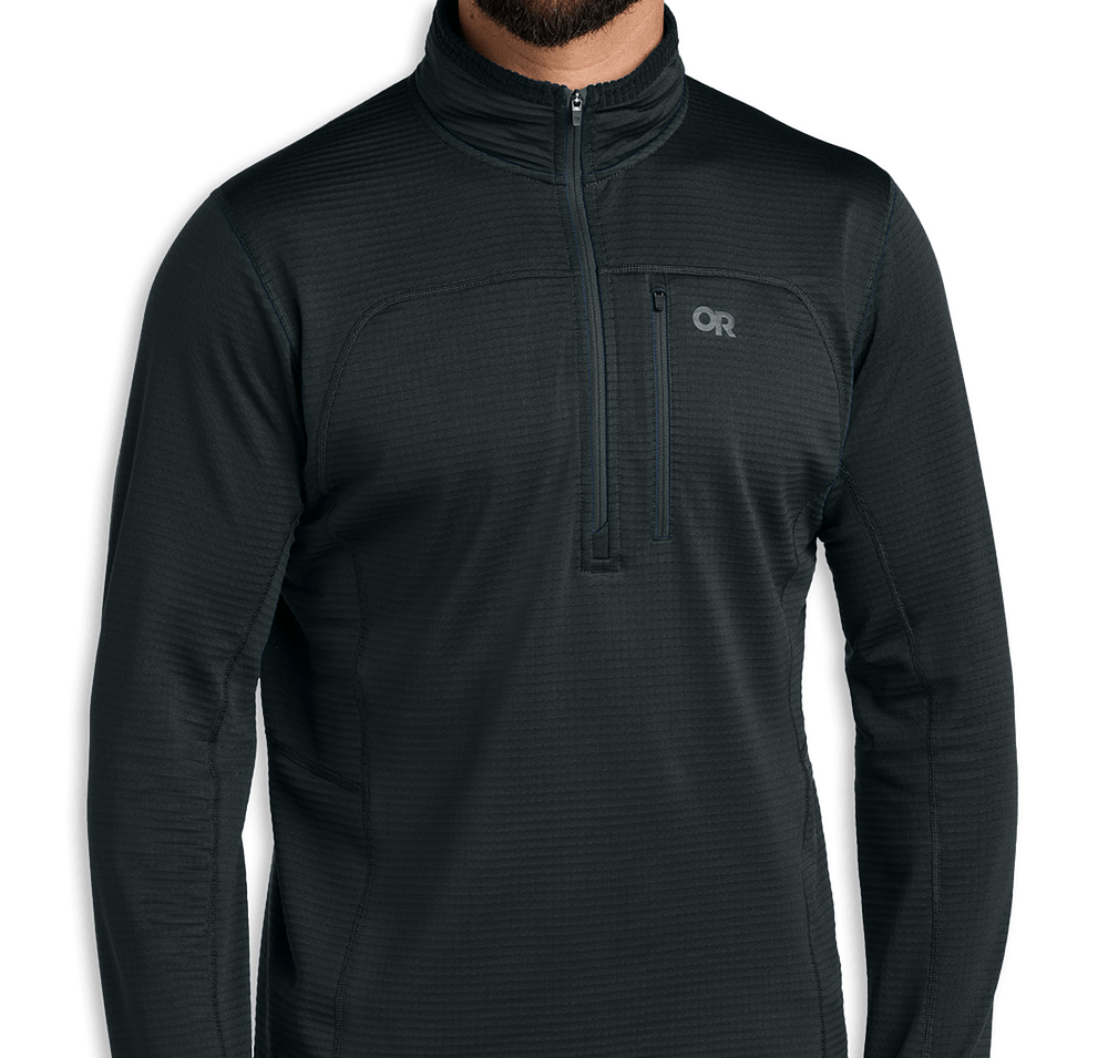 Outdoor Research Tech Grid Fleece Quarter Zip Sweatshirt-default
