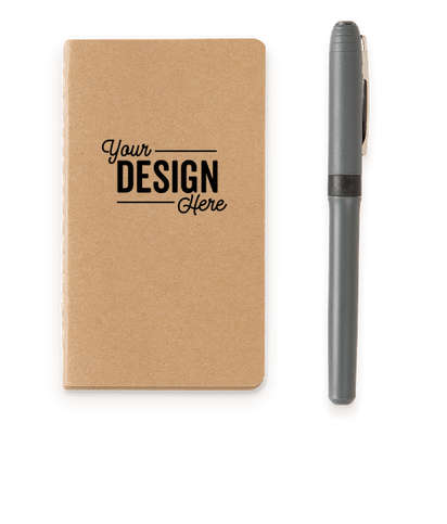 Recycled Soft Cover Mini Pocket Notebook - Natural