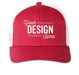 Adidas Colorblock Trucker Hat - Color: Power Red / White