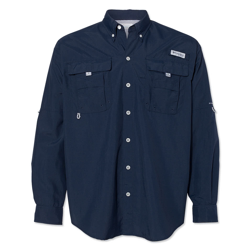 Columbia Bahama II Performance Long Sleeve Fishing Shirt - Embroidered
