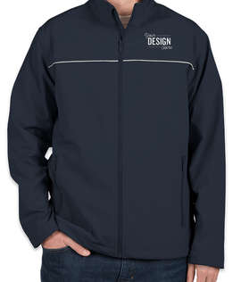 Harriton Reflective Soft Shell Jacket - Color: Dark Navy