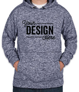 J. America Cosmic Performance Pullover Hoodie - Color: Navy Fleck