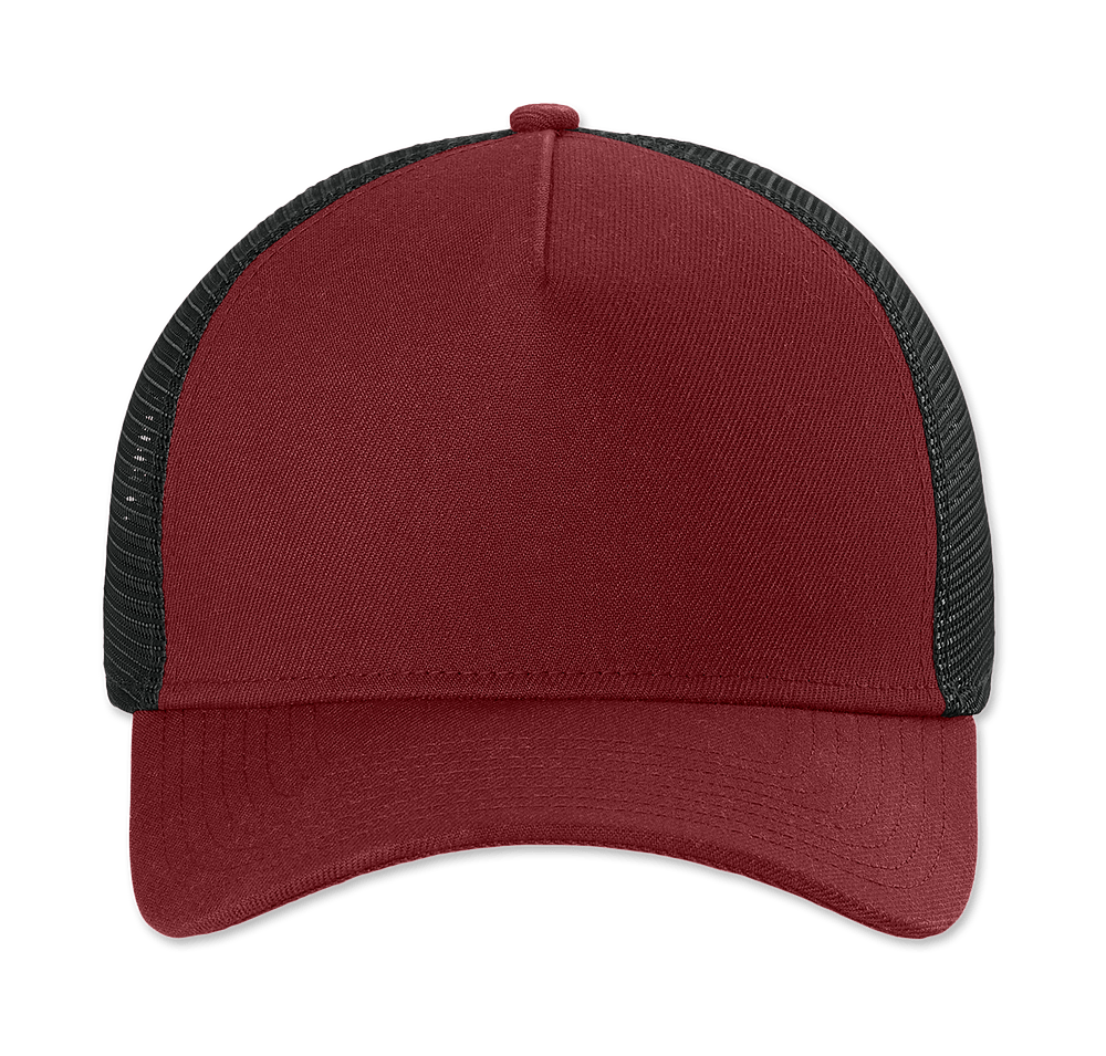 New Era A-Frame Five-Panel Snapback Trucker Hat - Printed-default