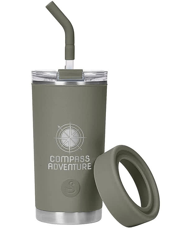 Laser Engraved Swannies 5-in-1 Stainless Steel Can Cooler & Tumbler