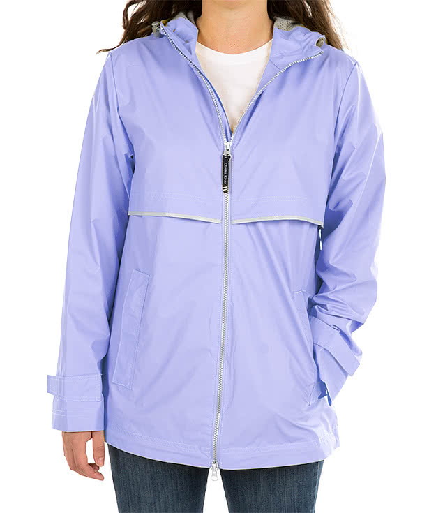 Charles river rain outlet jacket periwinkle