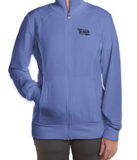 Cherokee Women's Infinity Full Zip Warm-Up Scrub Jacket - Color: Ciel