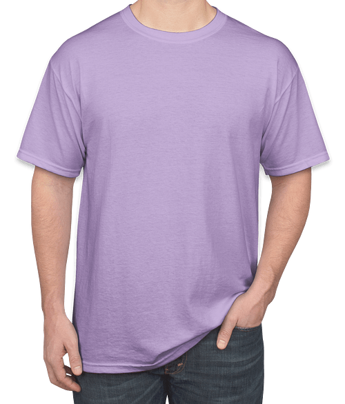 Gildan DryBlend 50/50 T-shirt in Orchid