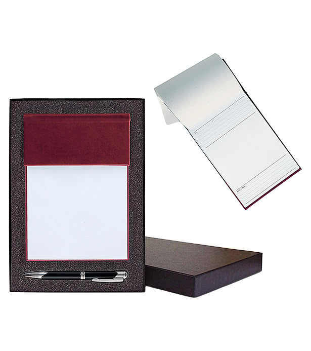 Castelli Debossed Tucson Medio Cube Notepad Gift Set