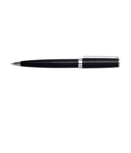 Hugo Boss Laser Engraved Ballpoint Pen & Keychain Set in Black