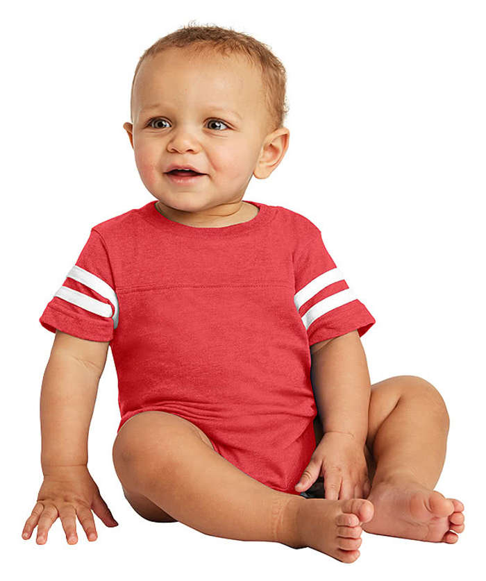 Rabbit Skins Varsity Baby Bodysuit
