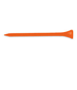 Birdie Pack - 2-3/4" Golf Tees and Ball Marker Set - Color: Orange