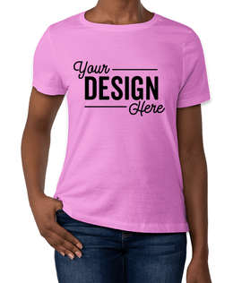 Bella + Canvas Women's Jersey T-shirt - Color: Heather Prism Lilac