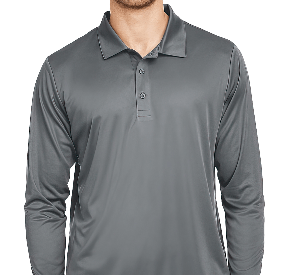 Team 365 Zone UPF 40+ Long Sleeve Performance Polo-default
