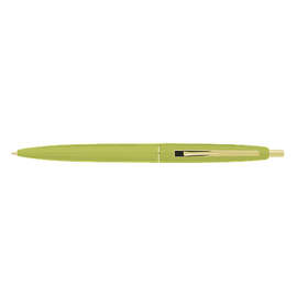 Clic Gold Trim Ballpoint Pen (blue ink) - Color: Metallic Green
