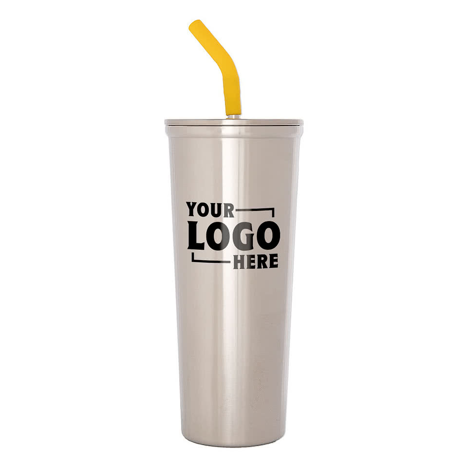 23 oz. Essex Stainless Steel Vacuum Insulated Tumbler with Straw