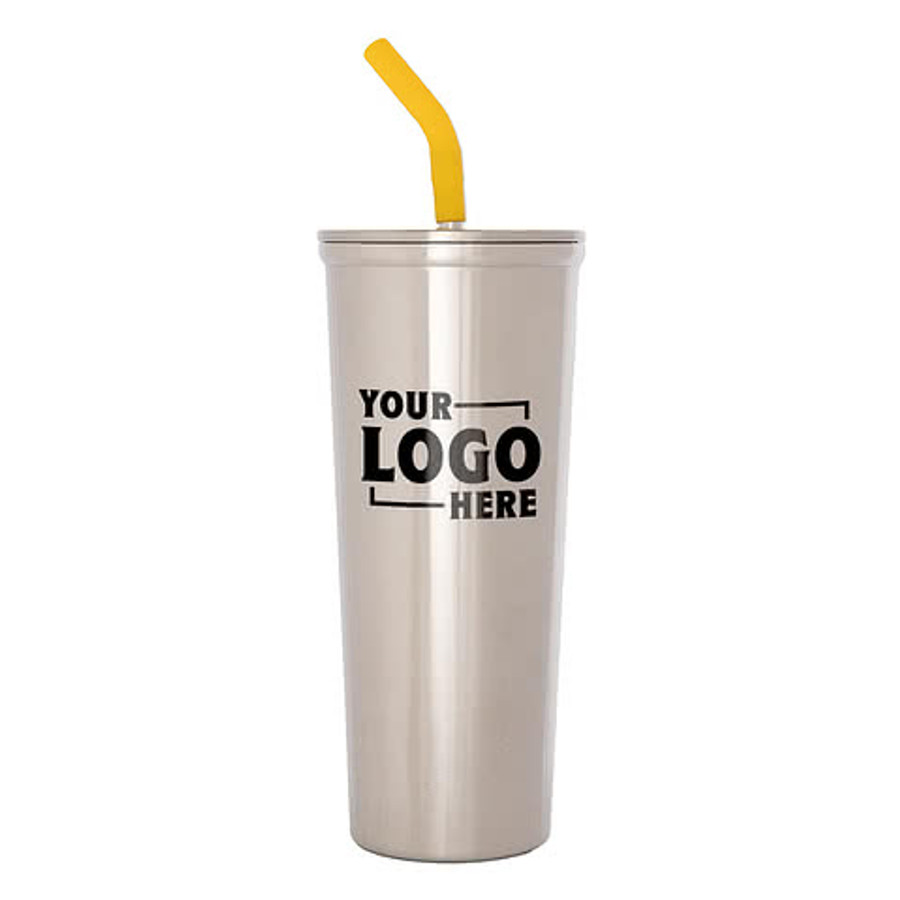 23 oz. Essex Stainless Steel Vacuum Insulated Tumbler with Straw