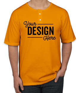 Augusta 2-Button Baseball Henley
