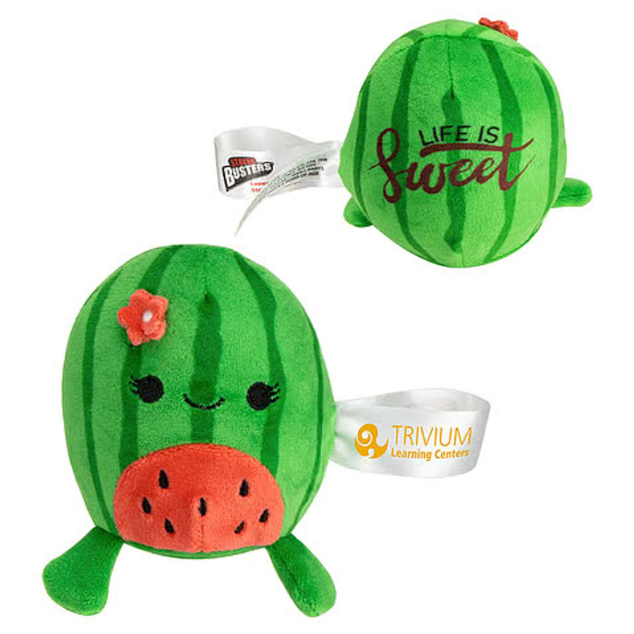 Stress Busters Watermelon Plush Gel Stress Reliever