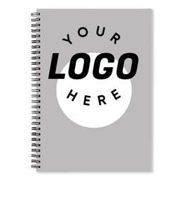 Circle JournalBooks ® Spiral Notebook - Color: Light Gray