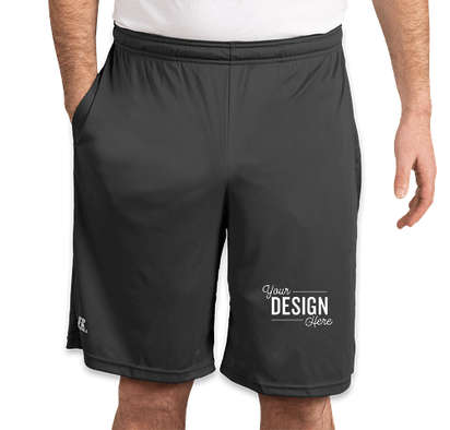 Russell Athletic Essential Performance Shorts with Pockets - Stealth