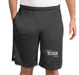 Russell Athletic Essential Performance Shorts with Pockets - Color: Stealth