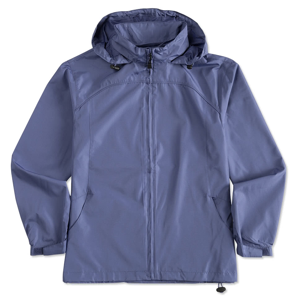 North End Women's Full Zip Hooded Jacket - Embroidered
