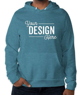 Bella + Canvas Ultra Soft Pullover Hoodie - Color: Heather Deep Teal