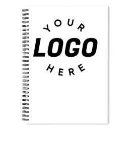 JournalBooks ® Full Color Spiral Notebook - Color: White