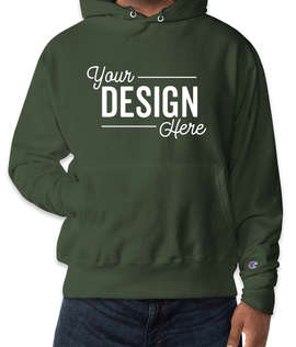 Champion Heavyweight Reverse Weave Pullover Hoodie - Color: Dark Green