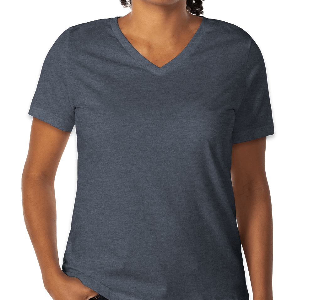 Bella + Canvas Women's Jersey V-Neck T-shirt-default