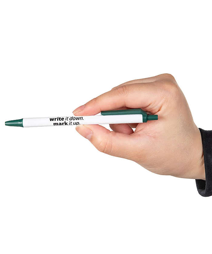 BIC Ecolutions Clic Stic Medium Ballpoint Pen (blue ink)