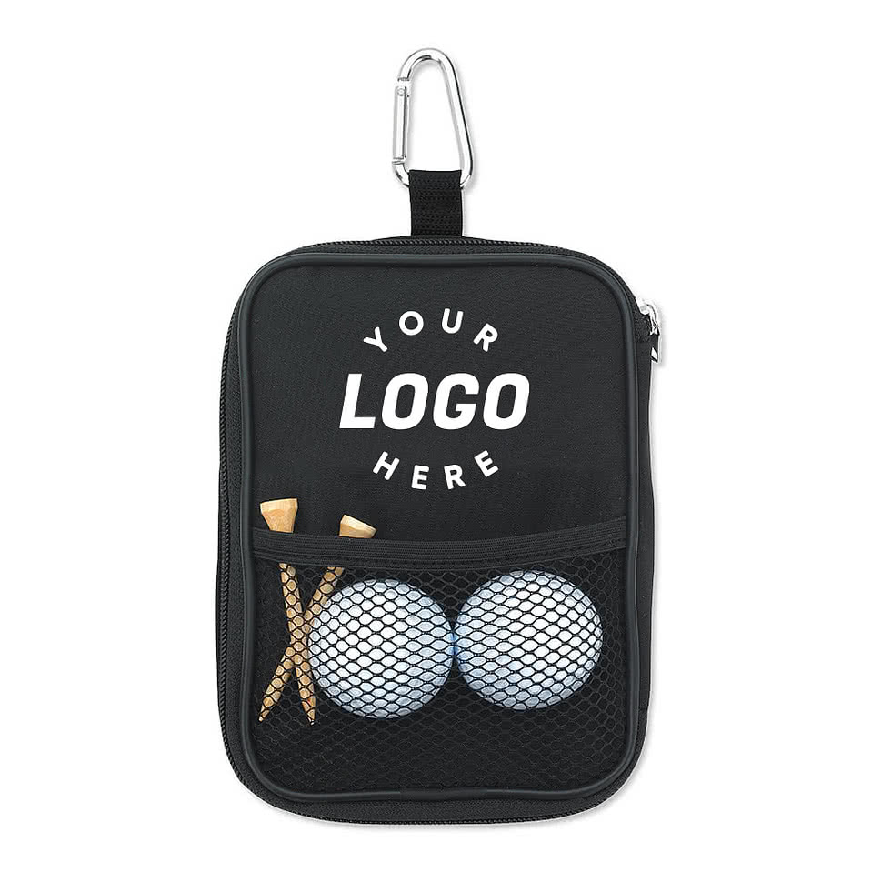 Golf Accessories and Valuables Zippered Pouch