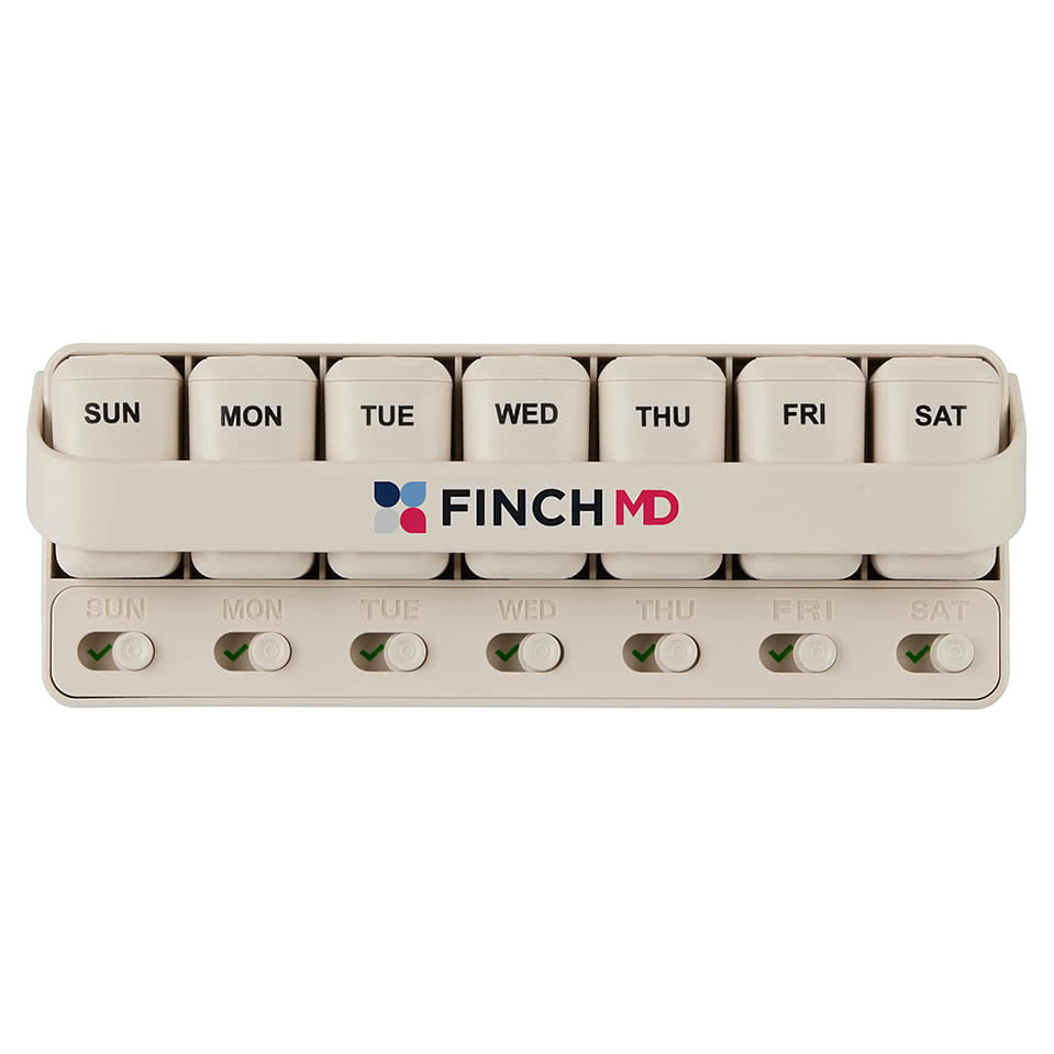 Wellable Daily Pill and Supplement Organizer