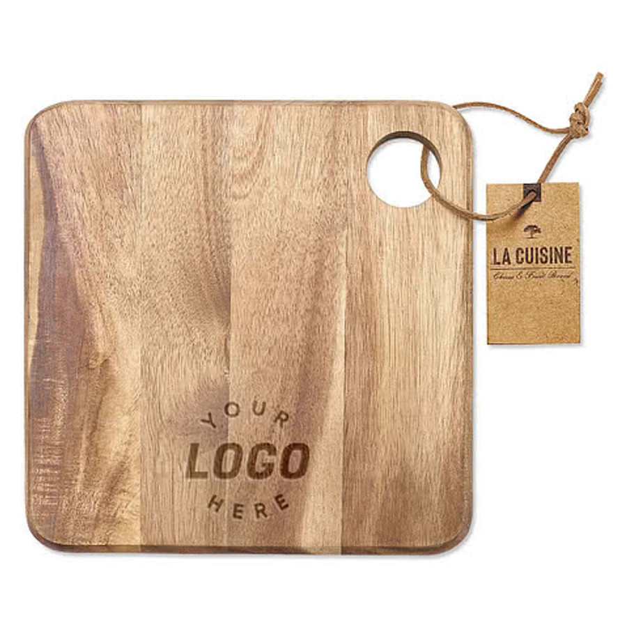 Laser Engraved La Cuisine Acacia Wood Cheese and Fruit Board in Wood