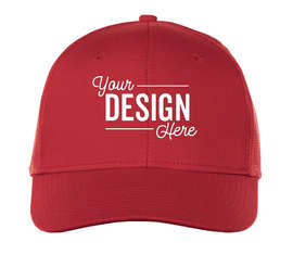 Port Authority Snapback Trucker Hat - Color: Flame Red