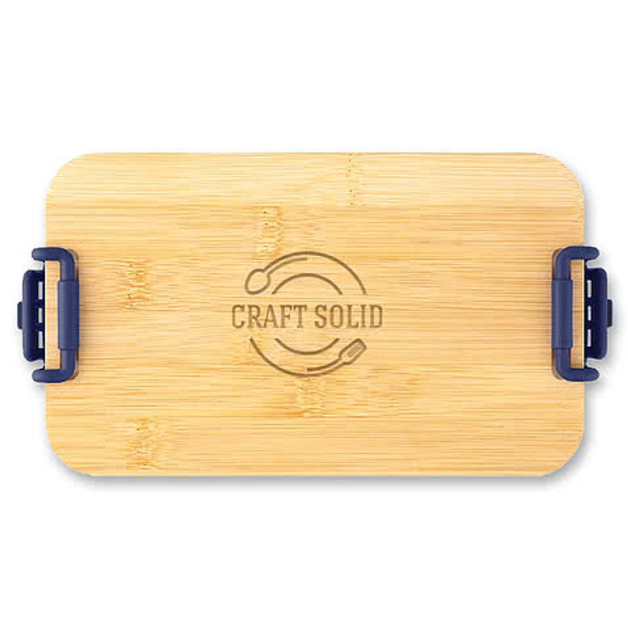Mega Bites Stackable Bento Box in FSC WHITE NATURAL