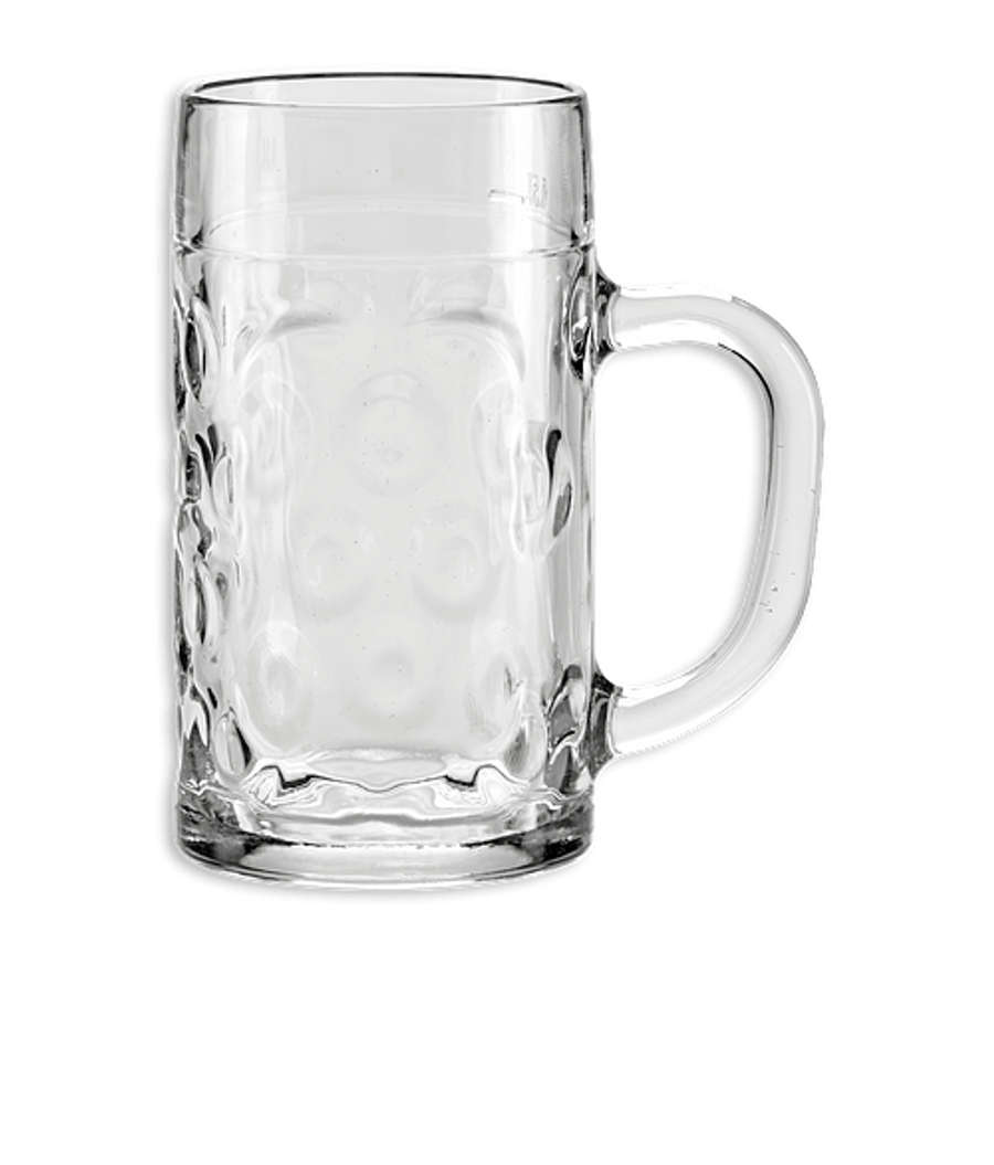 16.9 oz. Oktoberfest Glass Mug in Clear