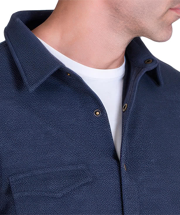 Fossa Apparel Hermitage Pocket Long Sleeve Overshirt