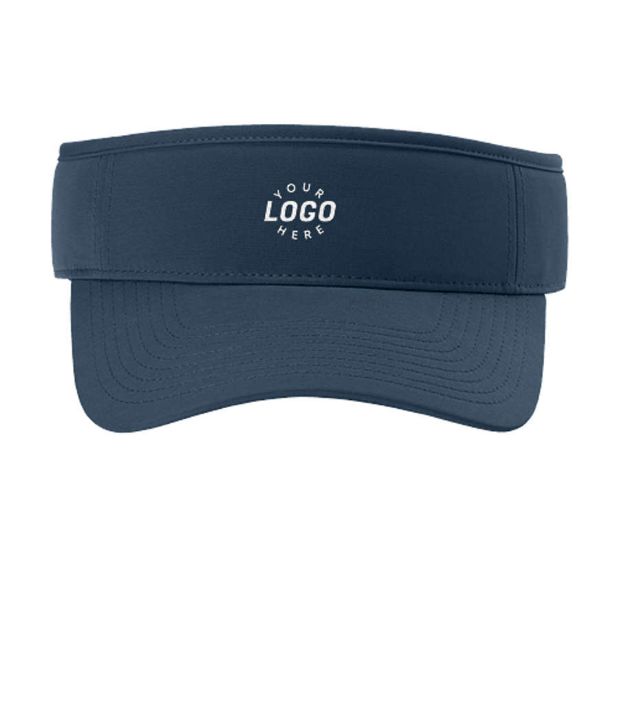 Port Authority Performance Visor in River Blue Navy
