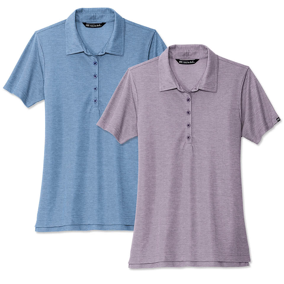 TravisMathew Women's Oceanside Heather Performance Polo