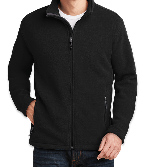 Port Authority Value Fleece Jacket - Embroidered in Black