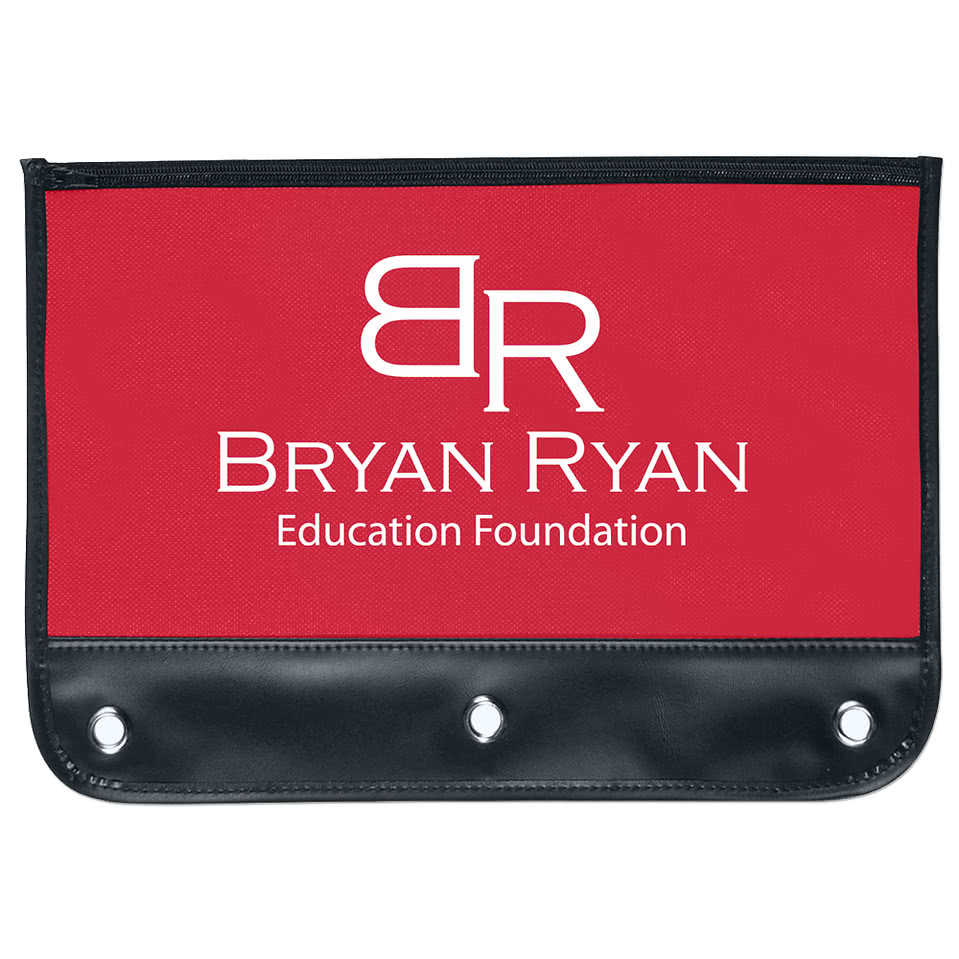 Zippered 3-Ring Pencil Case