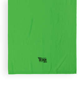 Lightweight Embroidered Beach Towel - Color: Lime Green