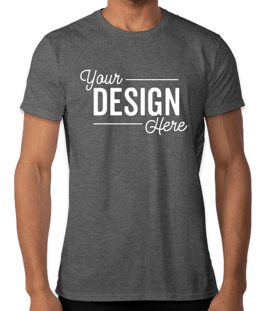 Hanes Perfect-T Crewneck T-shirt in Charcoal Heather