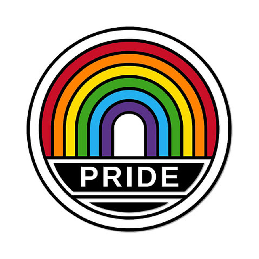 Full Color 5.5 in. Vinyl Circle Sticker in White