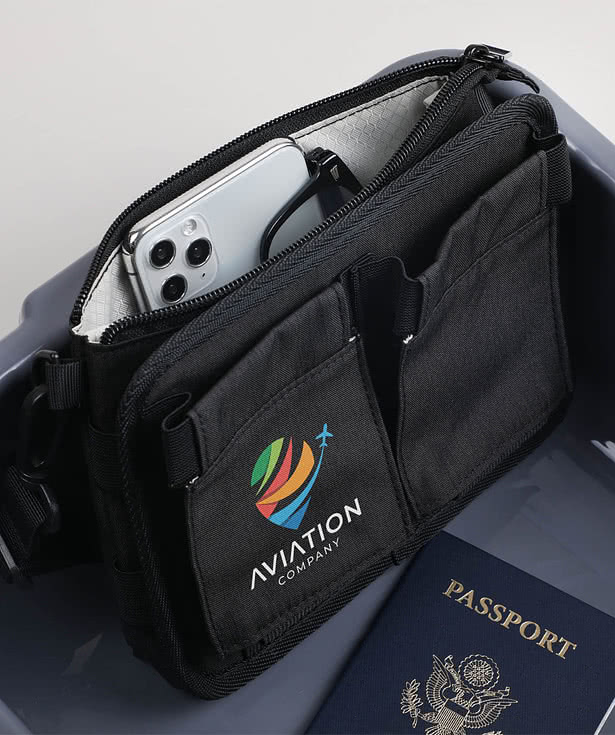Full Color Workflow Flight Attendant Travel Caddy