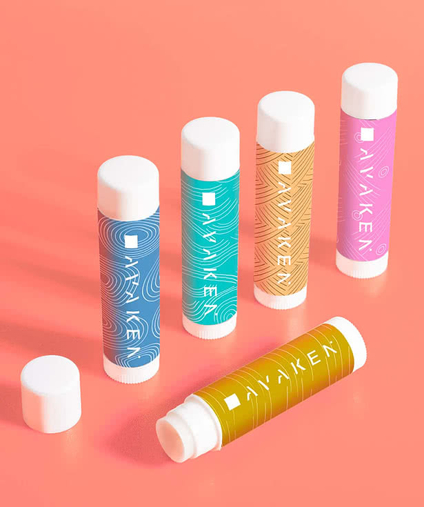 Full Color Natural Beeswax Peppermint Lip Moisturizer