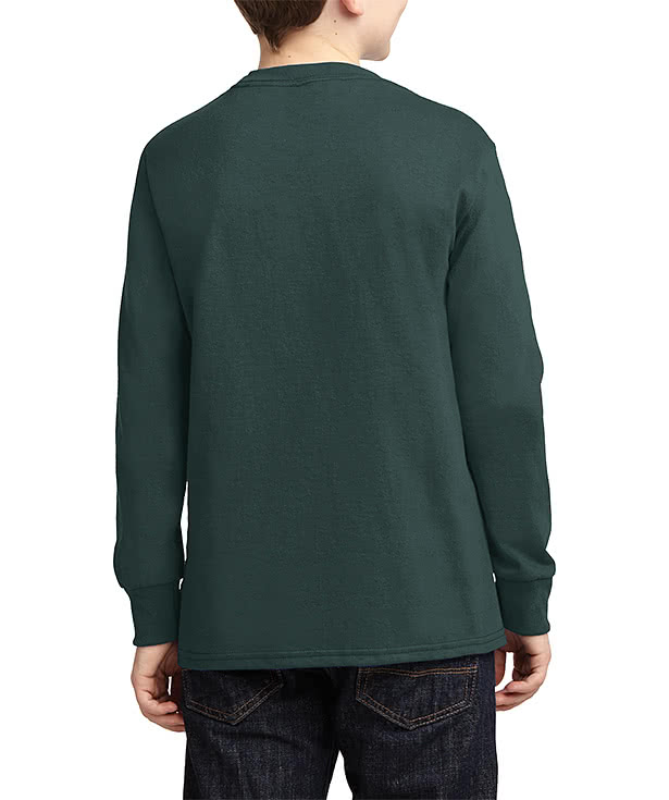 Port & Company Youth Core Cotton Long Sleeve T-shirt